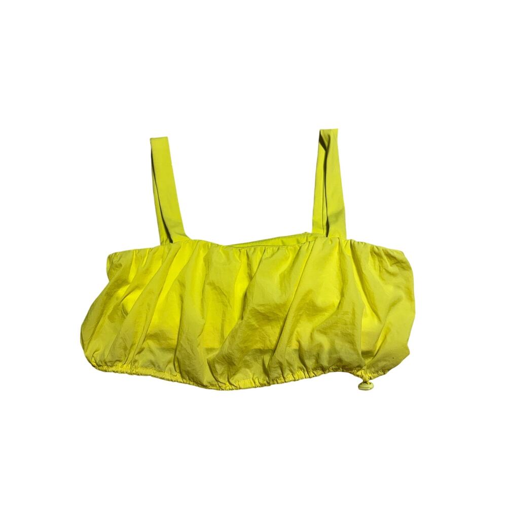 Daily Drills Bubble Bra Size Small Yellow Athleisure Active Trendy